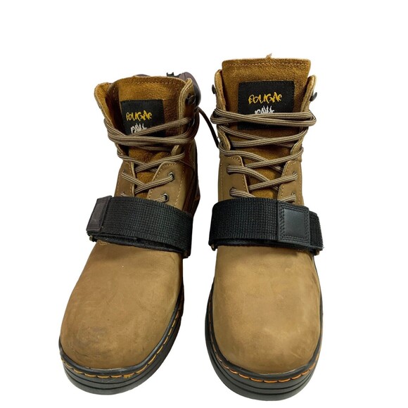 Cougar Paws Size 13 Roofing Boots CPPP Work Roofer Brown Leather - Picture 3 of 10